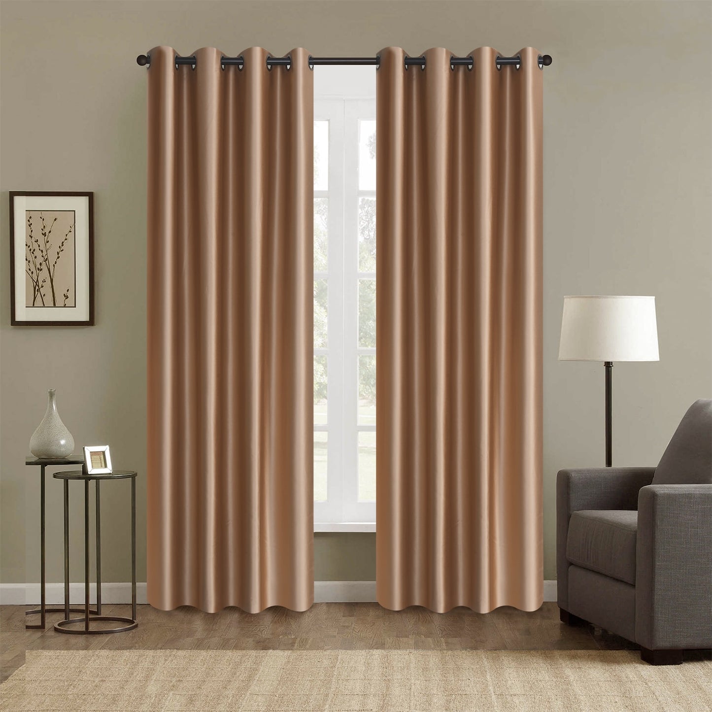 BROWN THERMAL CURTAIN