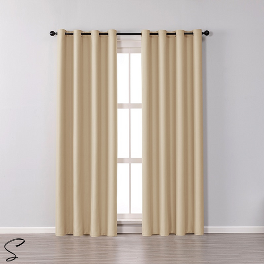 YELLOW BLACKOUT CURTAIN